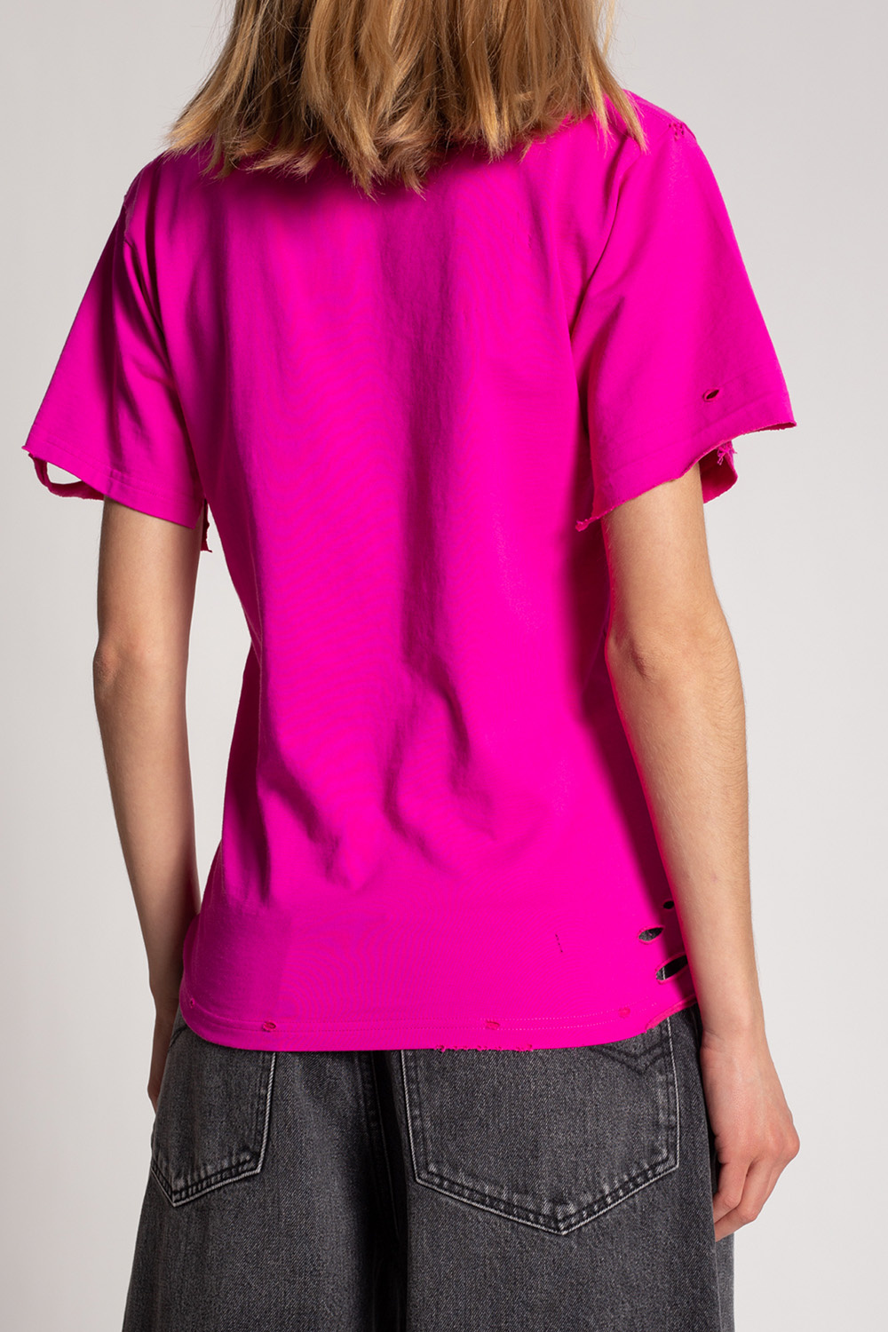 shirt Sprt with logo Balenciaga Pink T SchaferandweinerShops Canada Lovely fit and light weight t shirt